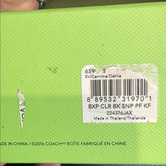 Coach 2016 Vibrant Keychain Pictureframe - Picture 3 of 9